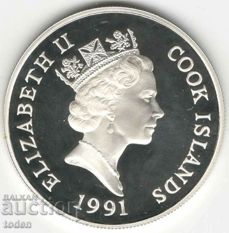 Νήσοι Κουκ-50 δολάρια-1991-KM# 119-Peregrine Falcon-Silver με τιμή € 51.13 | 100.00 BGN