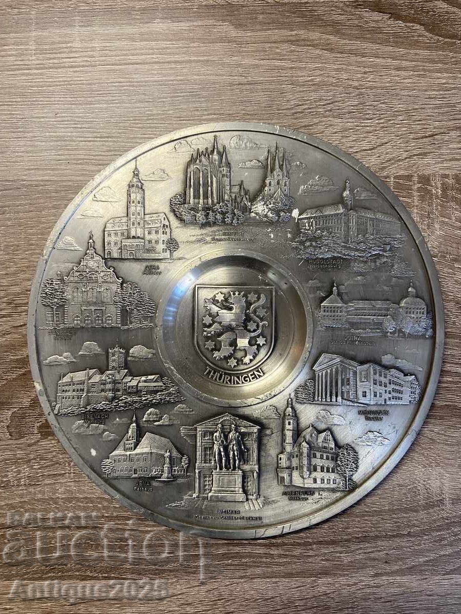 Panou decorativ vintage pentru perete „Thüringen“ (Turingia)