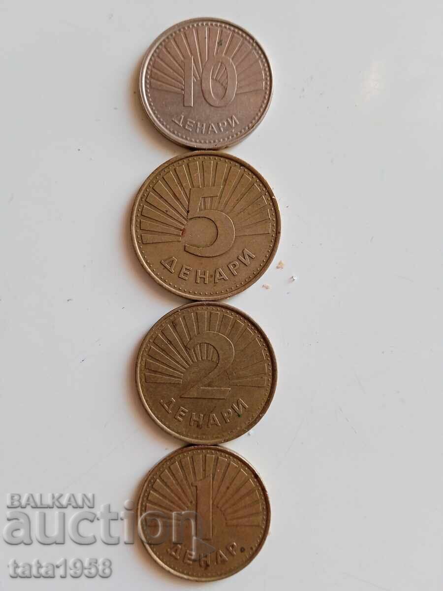 Монети Динари (денари) Македония комплект с цена € 10.50 | 20.54 лв.