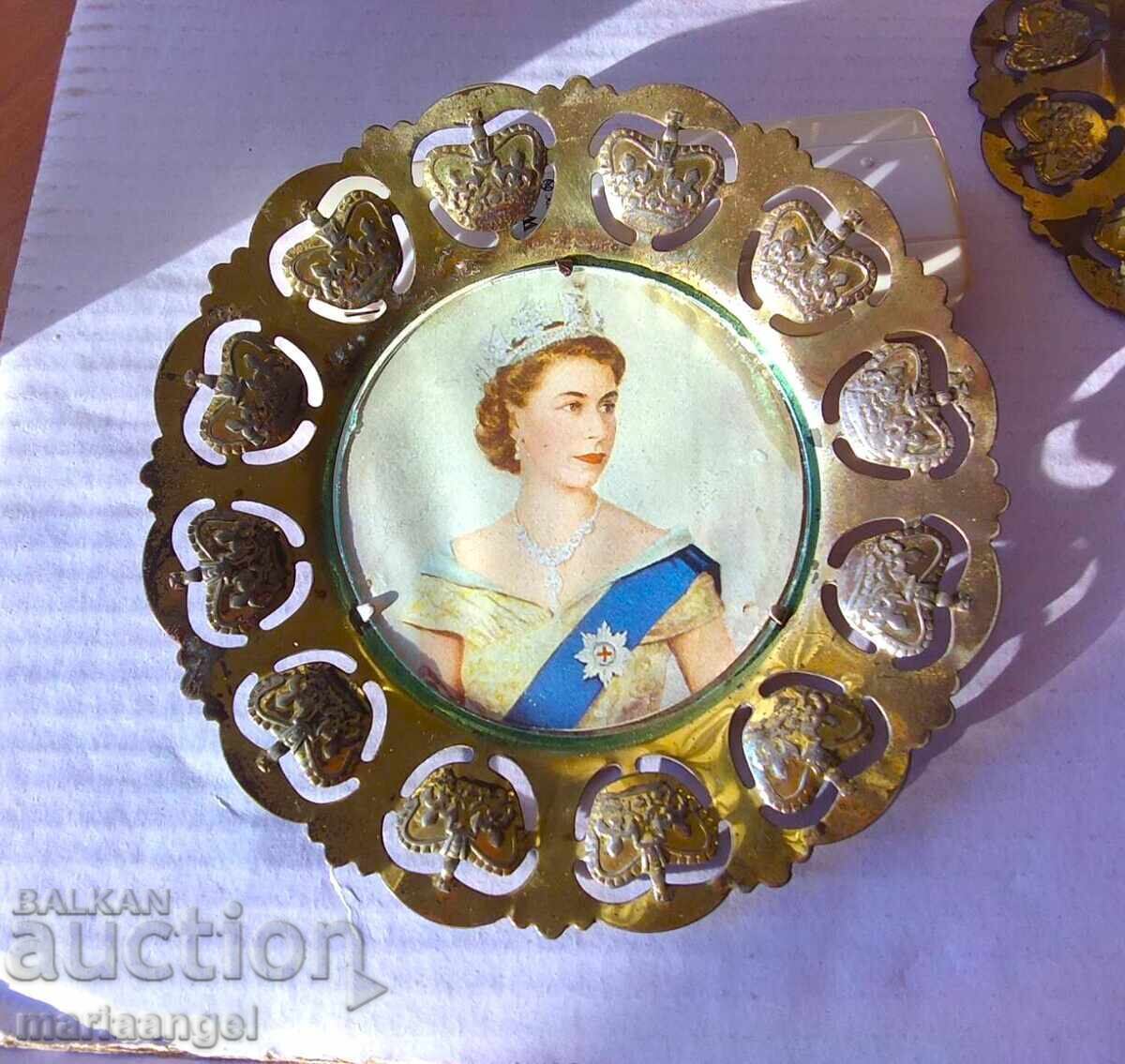Σουβενίρ Πιάτο με πορτρέτο - Βασίλισσα Βικτώρια 15εκ - 7