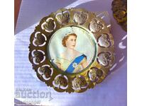 Σουβενίρ Πιάτο με πορτρέτο - Βασίλισσα Βικτώρια 15εκ