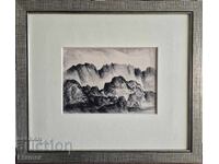 ВАСИЛ ИВАНОВ 1909-1975 Из Пирин - пейзаж творба от 1960те г.