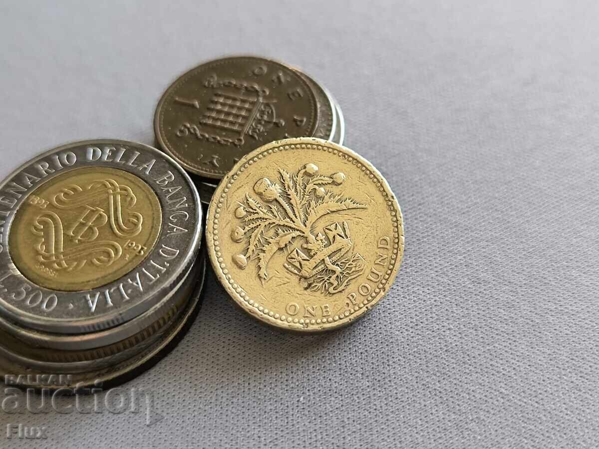 Monedă - Regatul Unit - 1 liră sterlină | 1989 Monedă - Regatul Unit - 1 liră sterlină | 1989