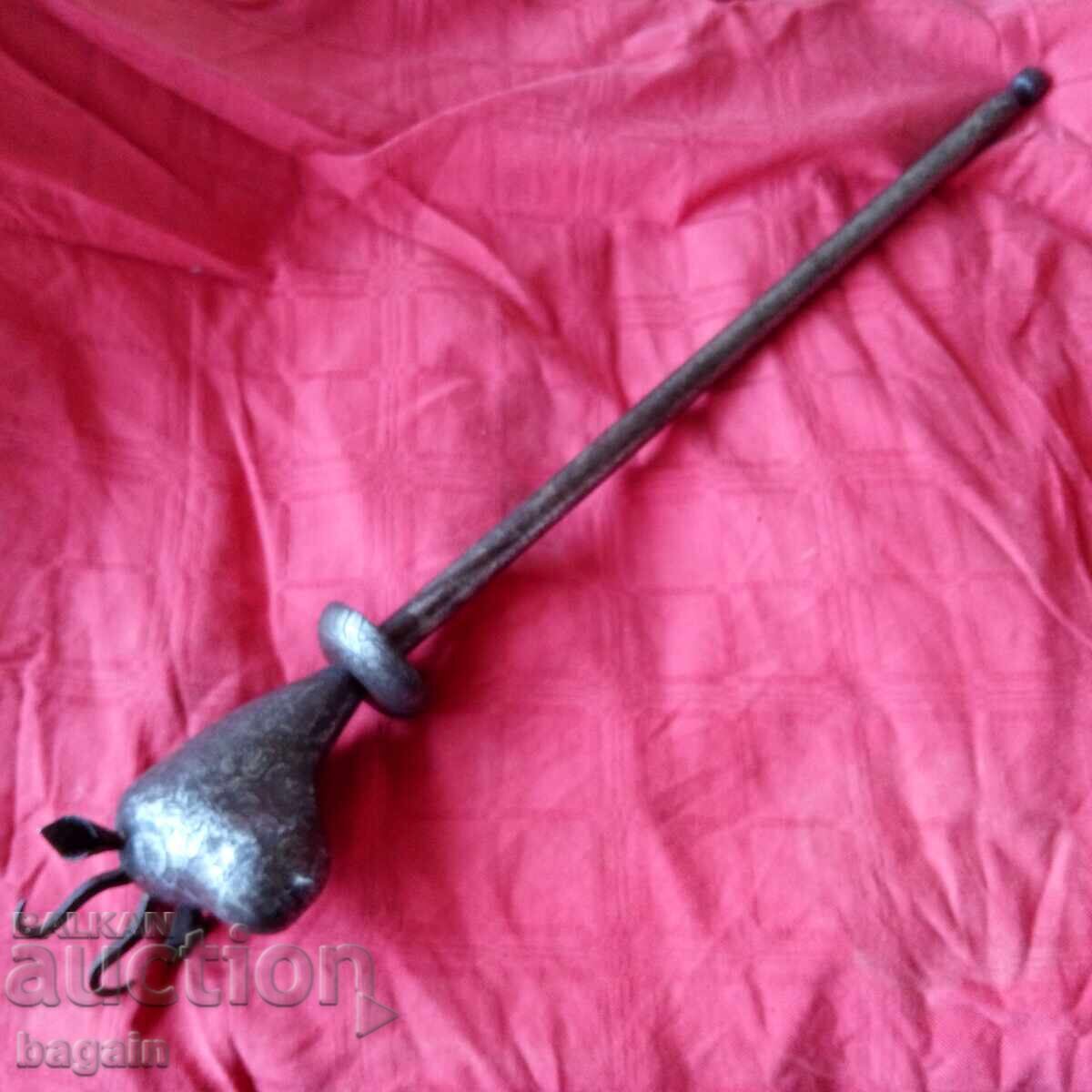 Delivery of Mace, club, Rustam, Qajar dynasty