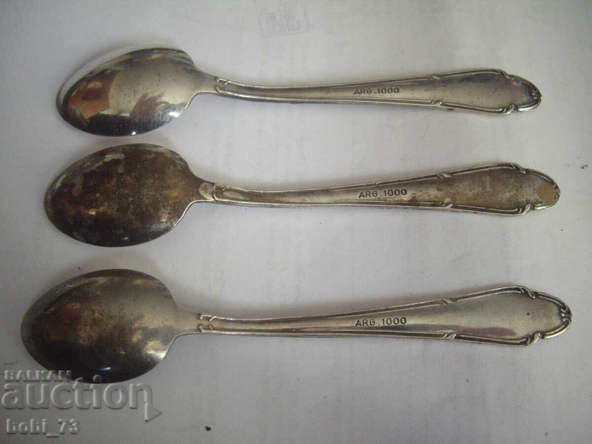 Licitație linguri de argint