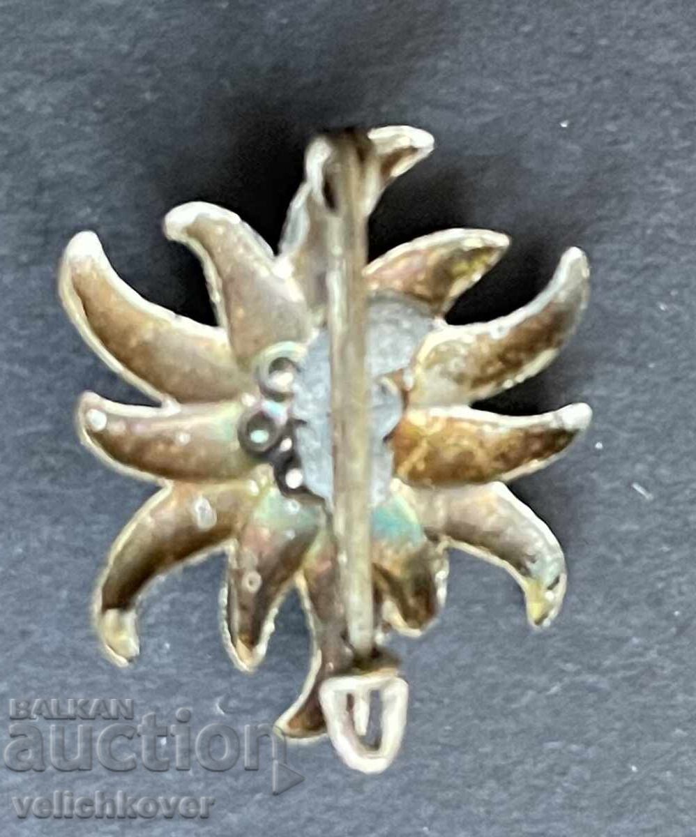 42447 Bulgaria tourist badge BTS edelweiss 70s with price € 2.00 | 3.91 BGN 42447 Bulgaria tourist badge BTS edelweiss 70s with price € 2.00 | 3.91 BGN