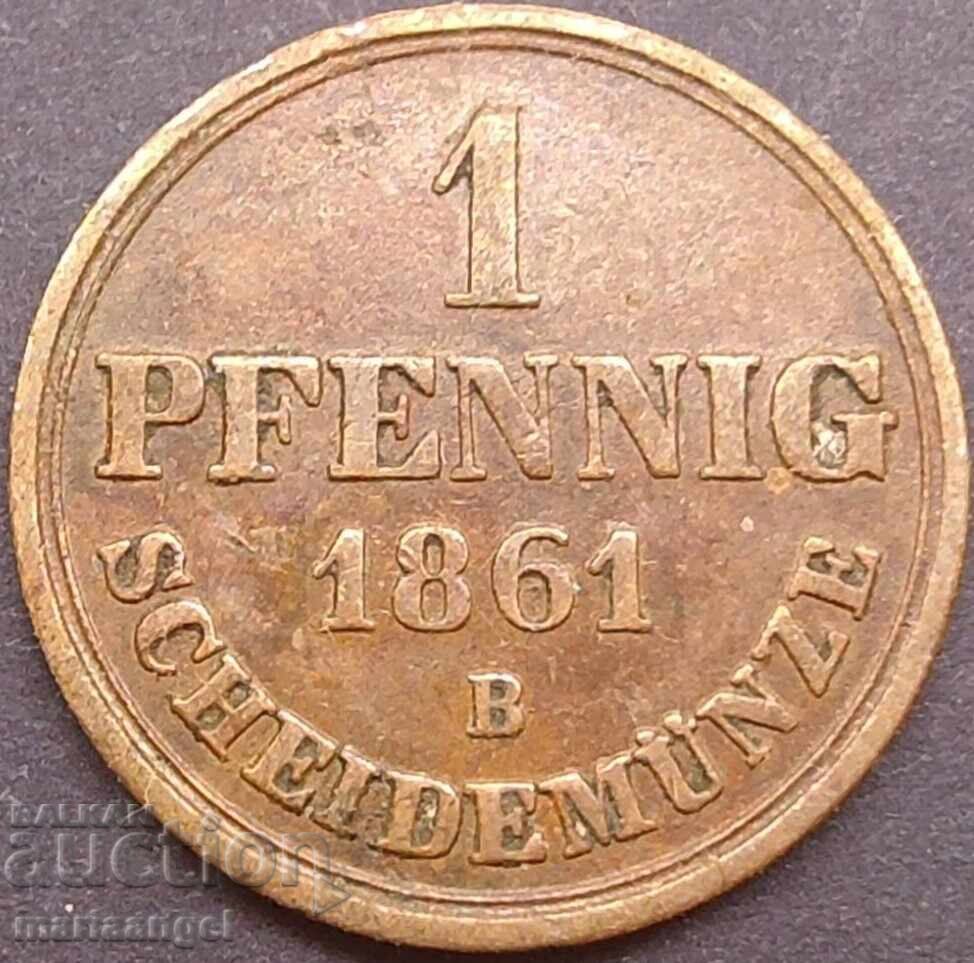 1 πφένιχ 1861 Ανόβερο Γερμανία - 7 1 πφένιχ 1861 Ανόβερο Γερμανία - 7