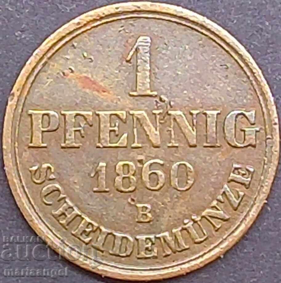 1 pfennig 1860 Γερμανία Ανόβερο - 6 1 pfennig 1860 Γερμανία Ανόβερο - 6