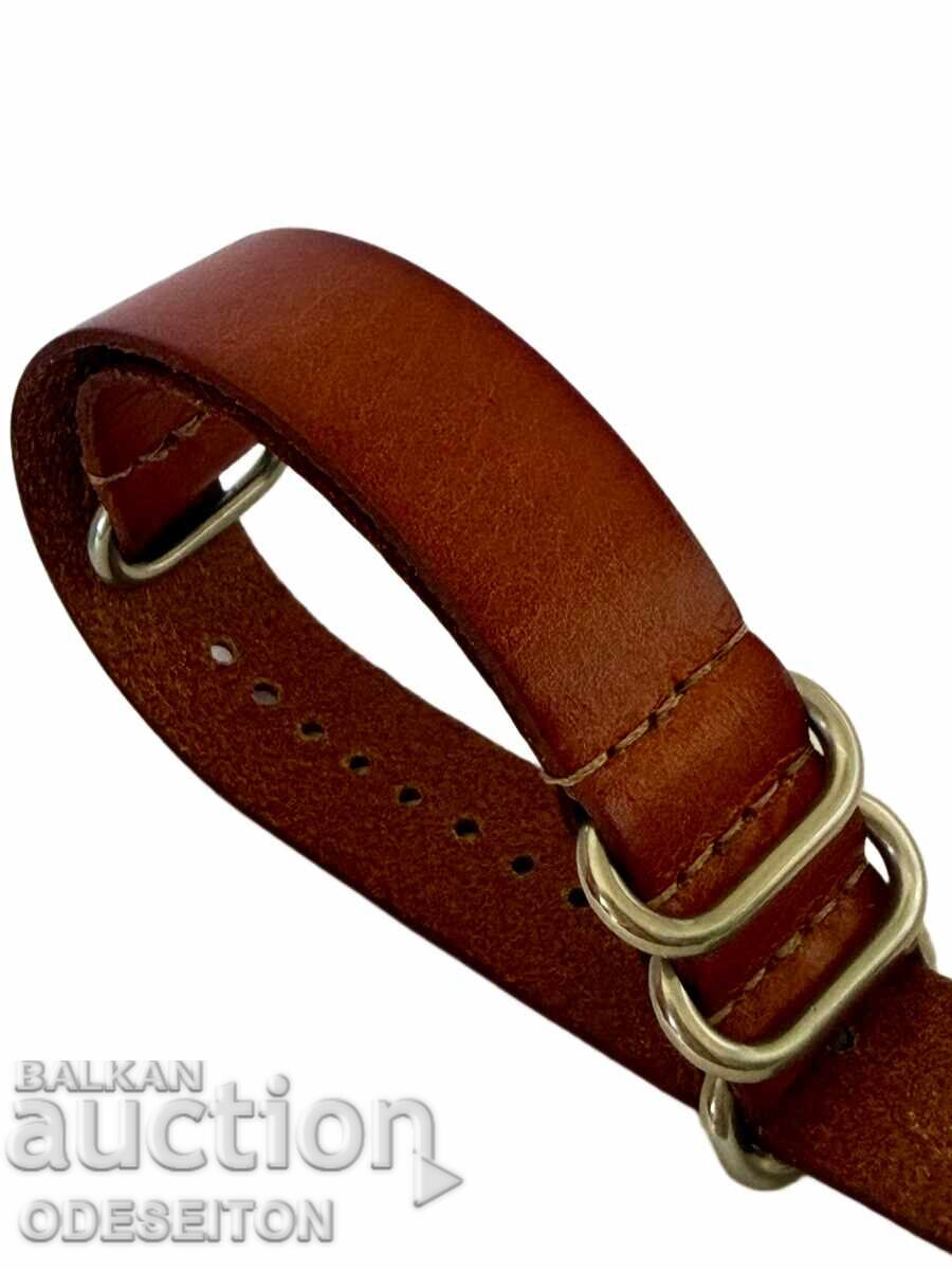 Δημοπρασία Μπουτίκ Δερμάτινο Λουράκι NATO