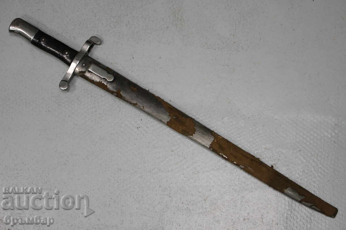 Πορτογαλική ξιφολόγχη σπαθί για τουφέκι Kropatschek Kropatschek M1886 με τιμή € 130.00 | 254.26 BGN Πορτογαλική ξιφολόγχη σπαθί για τουφέκι Kropatschek Kropatschek M1886 με τιμή € 130.00 | 254.26 BGN