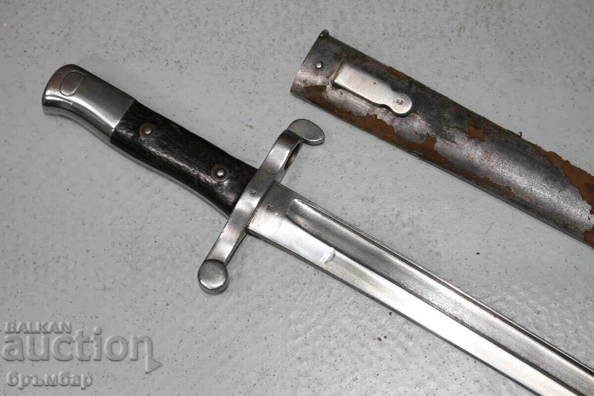 Δημοπρασία Πορτογαλική ξιφολόγχη σπαθί για τουφέκι Kropatschek Kropatschek M1886 Δημοπρασία Πορτογαλική ξιφολόγχη σπαθί για τουφέκι Kropatschek Kropatschek M1886