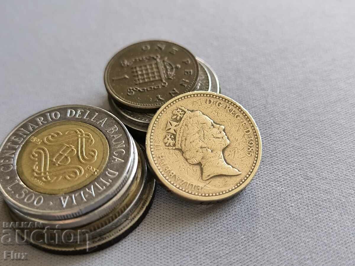 Monedă - Regatul Unit - 1 liră sterlină | 1985 cu preț € 2.65 | 5.18 BGN Monedă - Regatul Unit - 1 liră sterlină | 1985 cu preț € 2.65 | 5.18 BGN