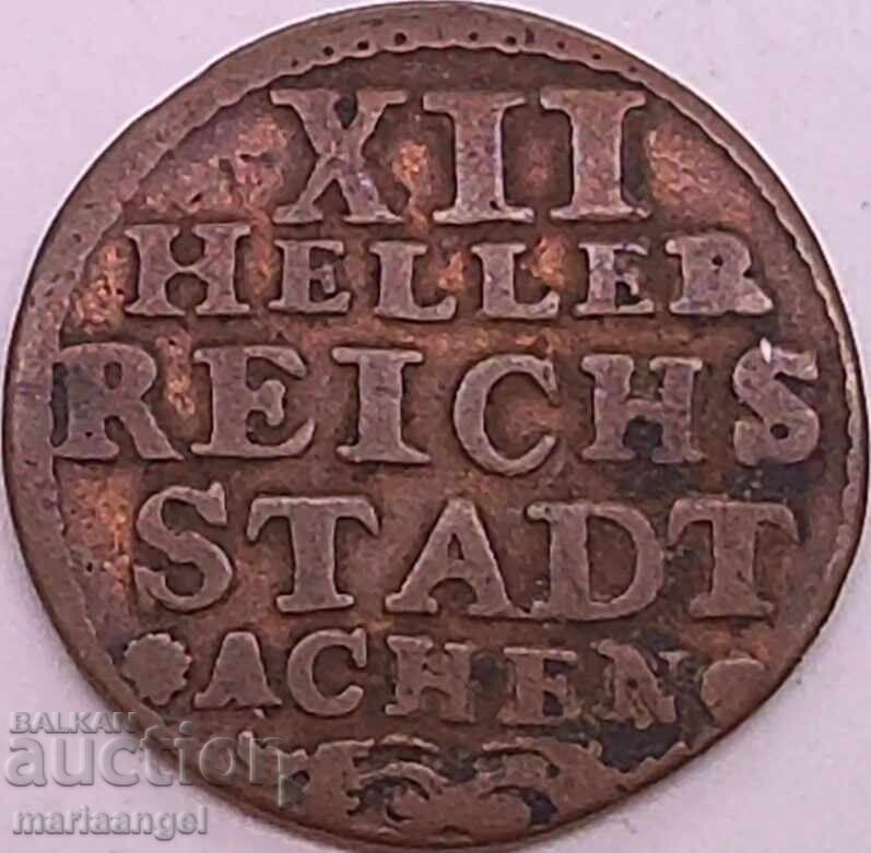 Germany Aachen 1759 12 hellers - 6