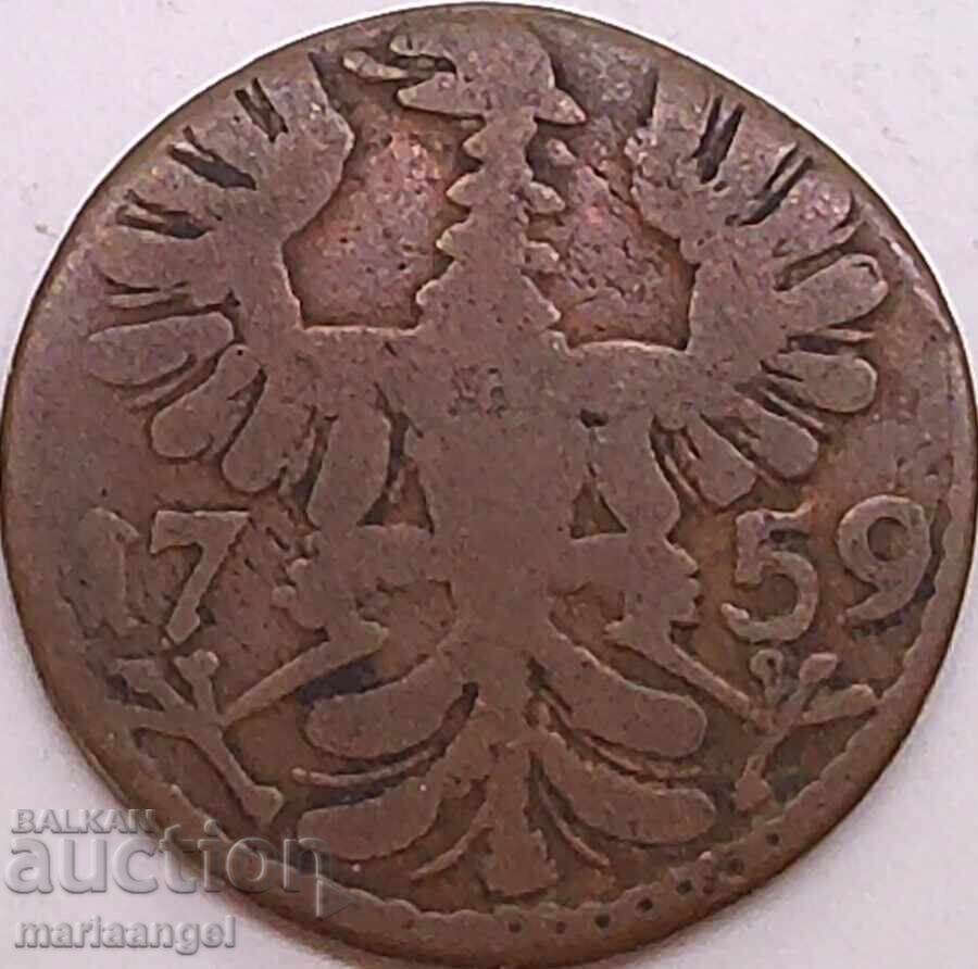 Germany Aachen 1759 12 hellers - 7