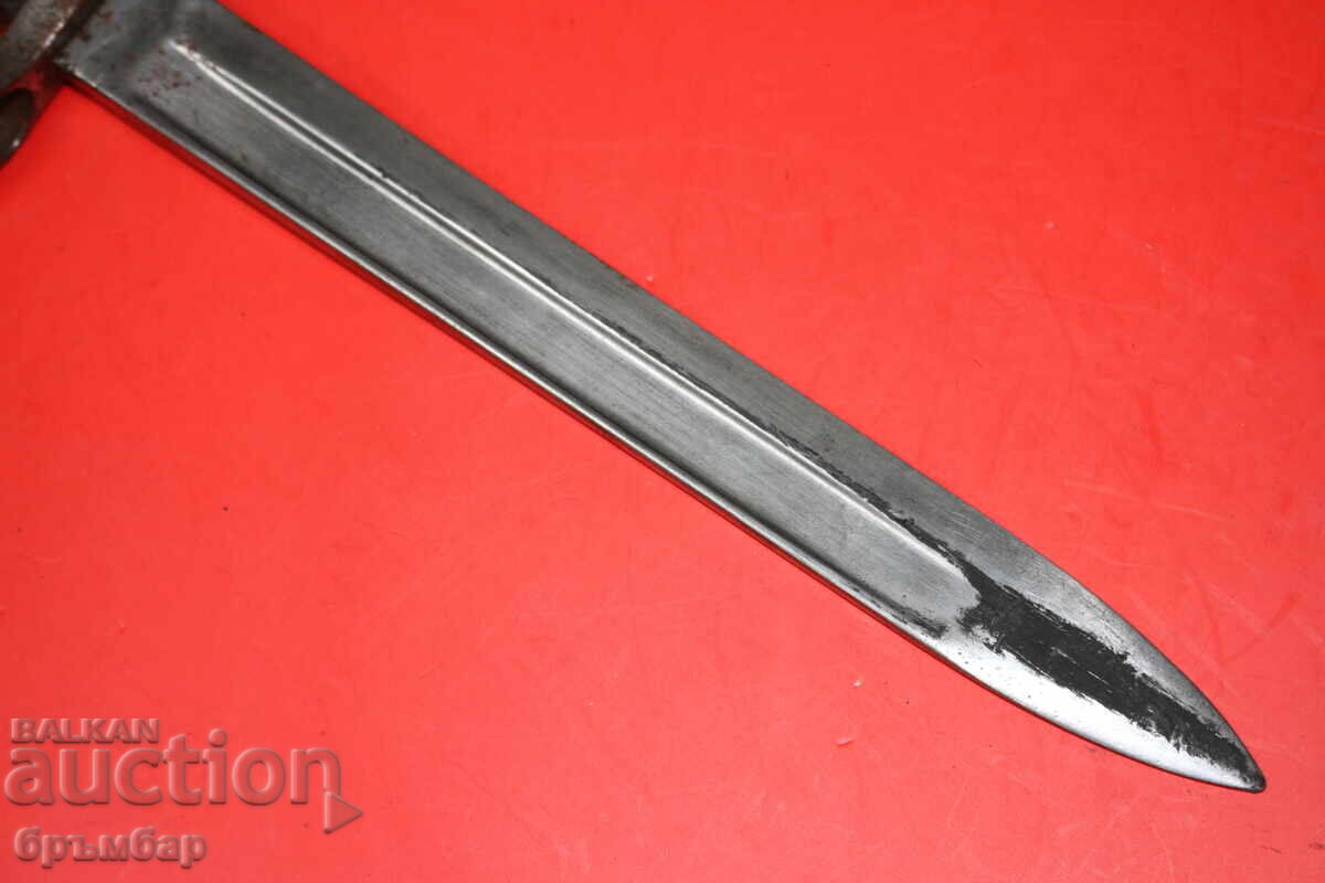 Аукцион Интересно клеймо щик нож за пушка Манлихер М1888 М88. Аукцион Интересно клеймо щик нож за пушка Манлихер М1888 М88.