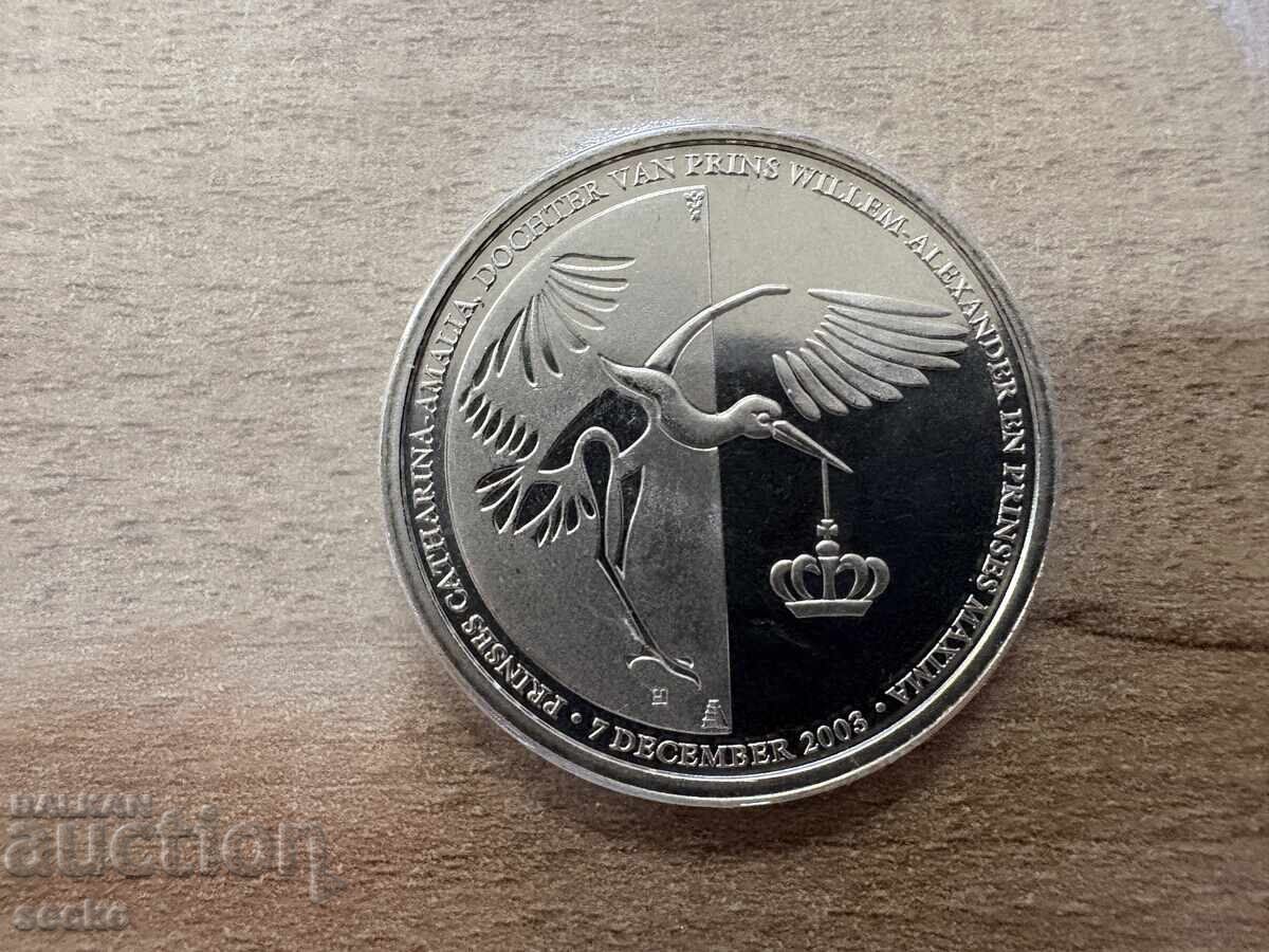 Ολλανδία - Πλακέτα + Φάκελος με γραμματόσημο (μπλοκ) (2003) - 5