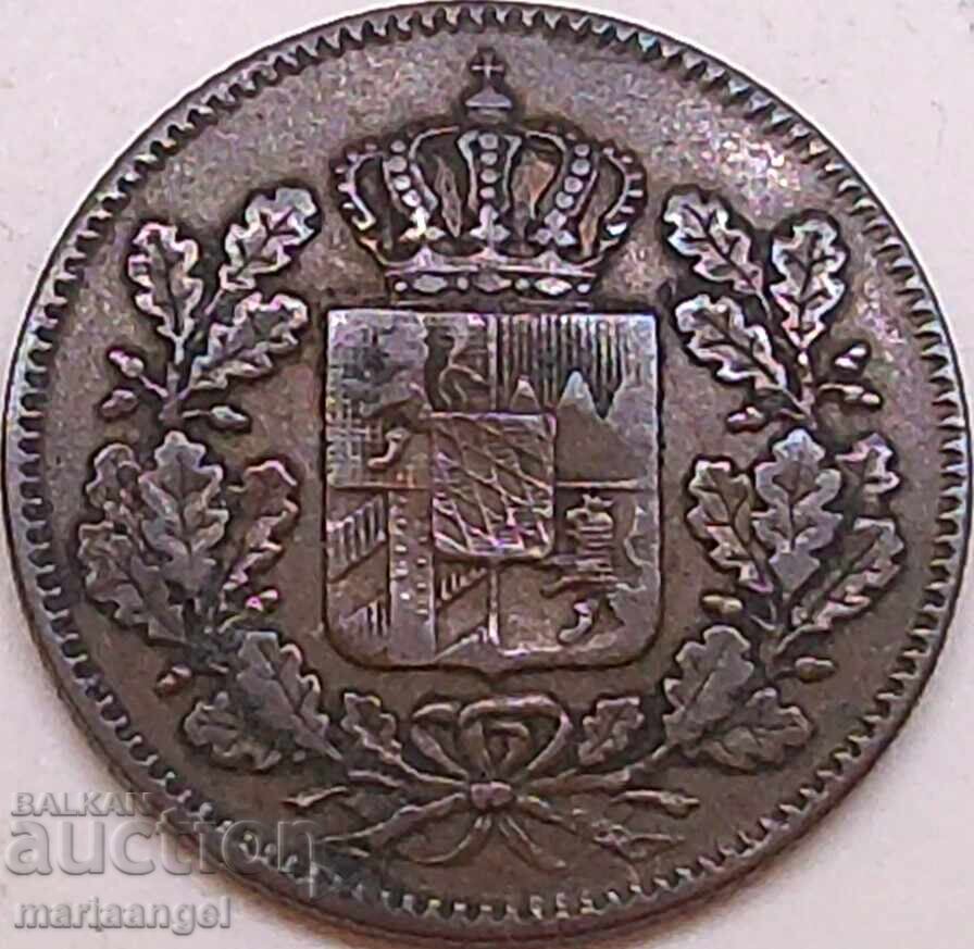 Auction 2 Pfennig 1844 Germany BAVARIA - RARE Auction 2 Pfennig 1844 Germany BAVARIA - RARE