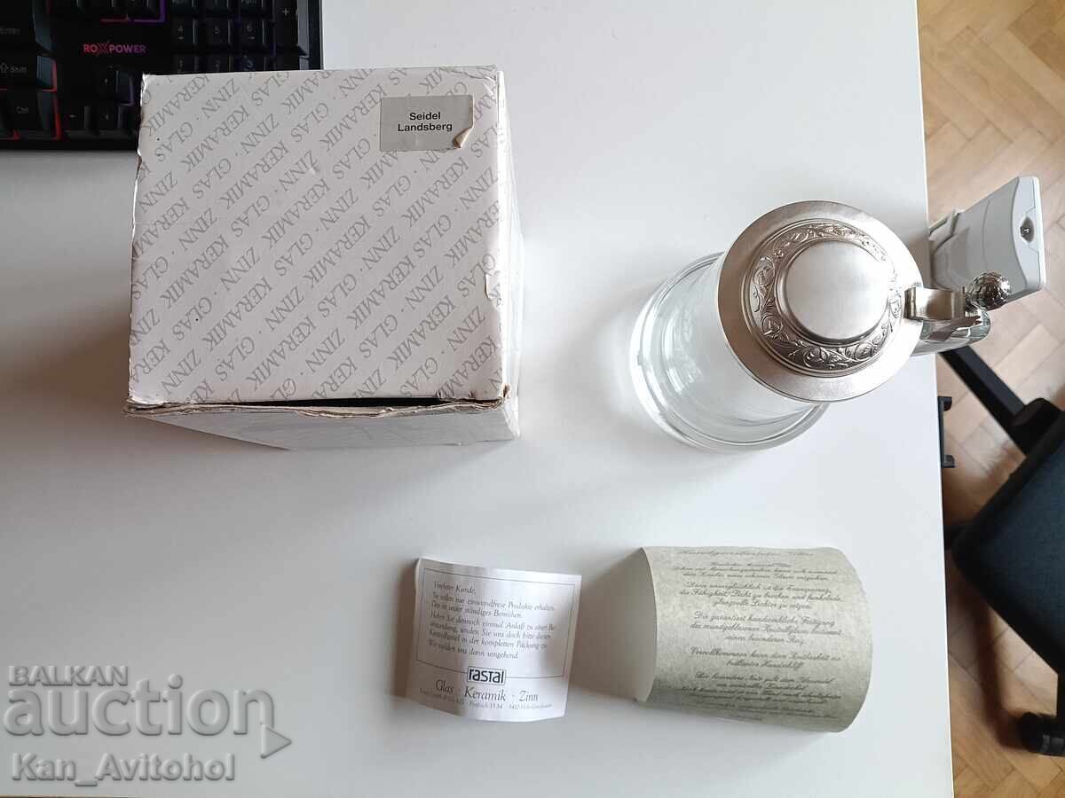 Rastal beer mug crystal Germany handmade glass with price € 20.00 | 39.12 BGN