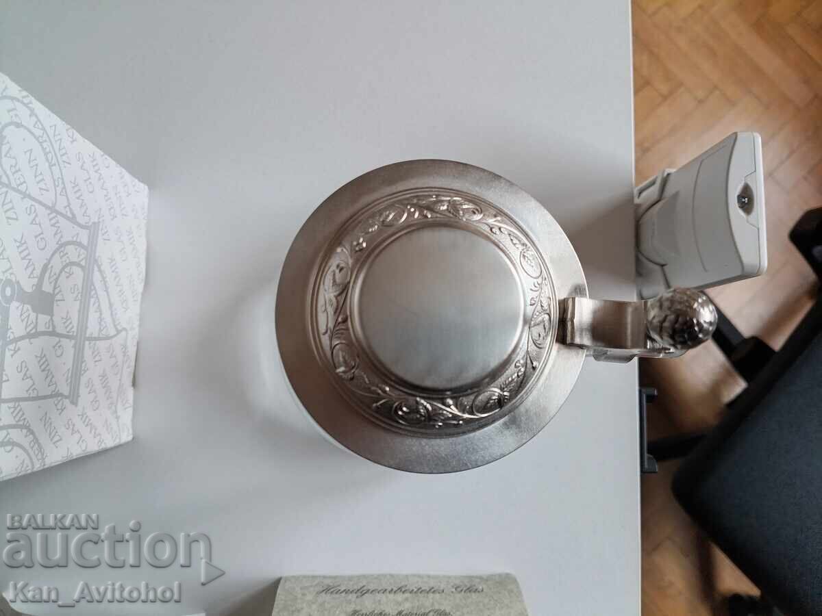 Rastal beer mug crystal Germany handmade glass - 5