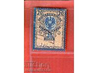 ΑΥΣΤΡΙΑ - ΓΡΑΜΜΑΤΟΣΗΜΑ - ΓΡΑΜΜΑΤΟΣΗΜΟ 20 Γρόσια 1920