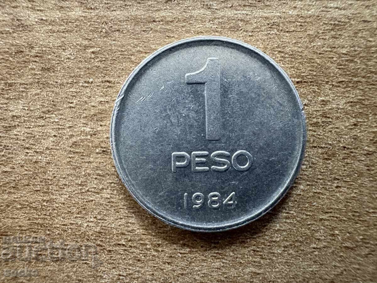 Argentina - 1 peso (1984)