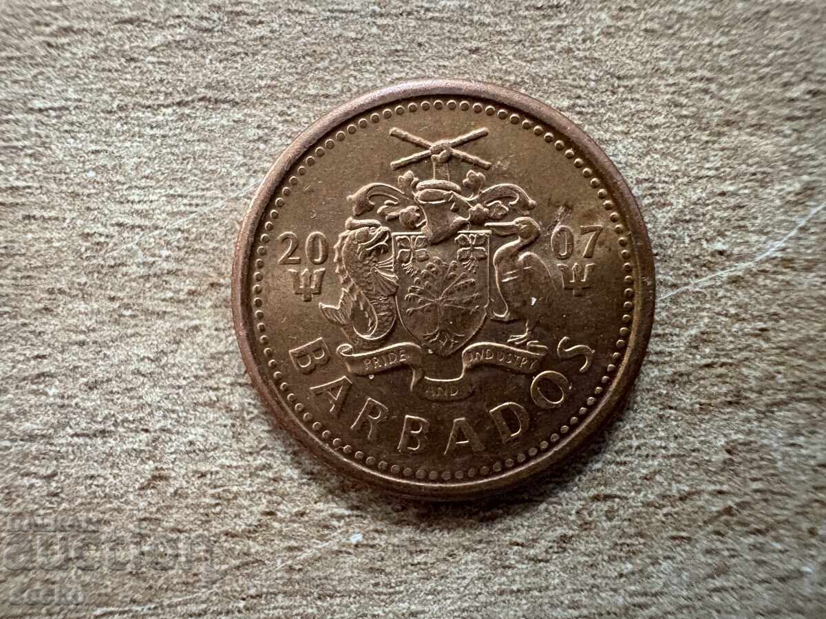 Барбадос - 1 цент (2007) - магнитна с цена € 0.40 | 0.78 лв.