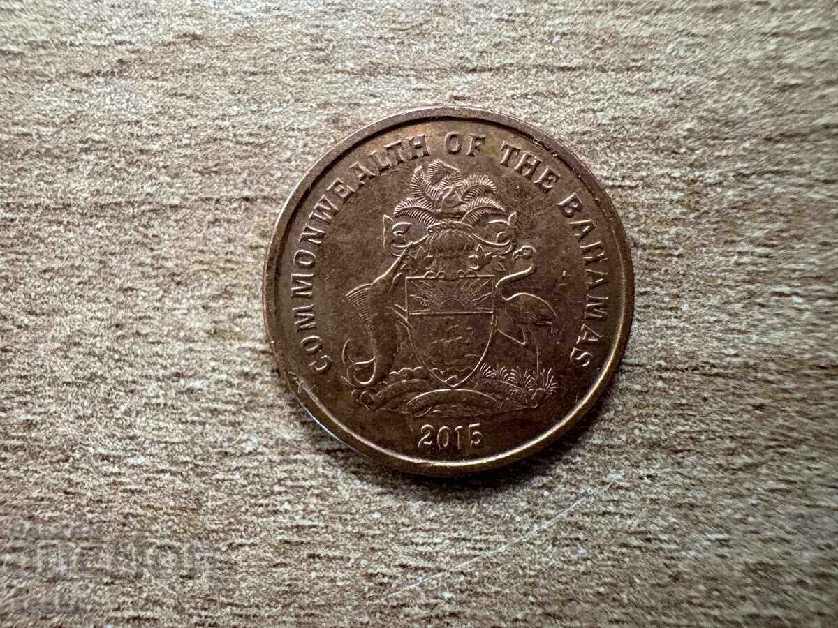 Insulele Bahamas - 1 cent (2015) - magnetică cu preț € 0.15 | 0.29 BGN
