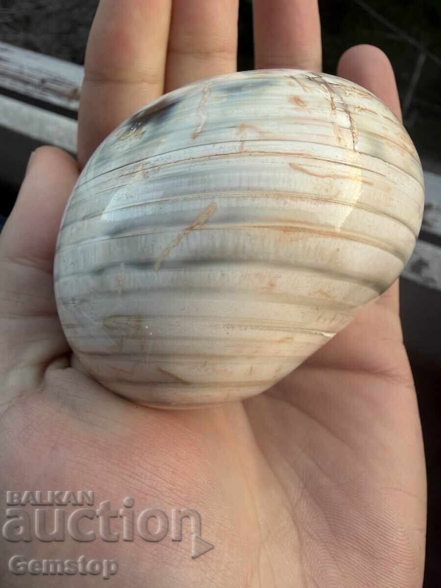 Аукцион БЗЦ! 1740к естествен рутилизиран ахат от 1ст