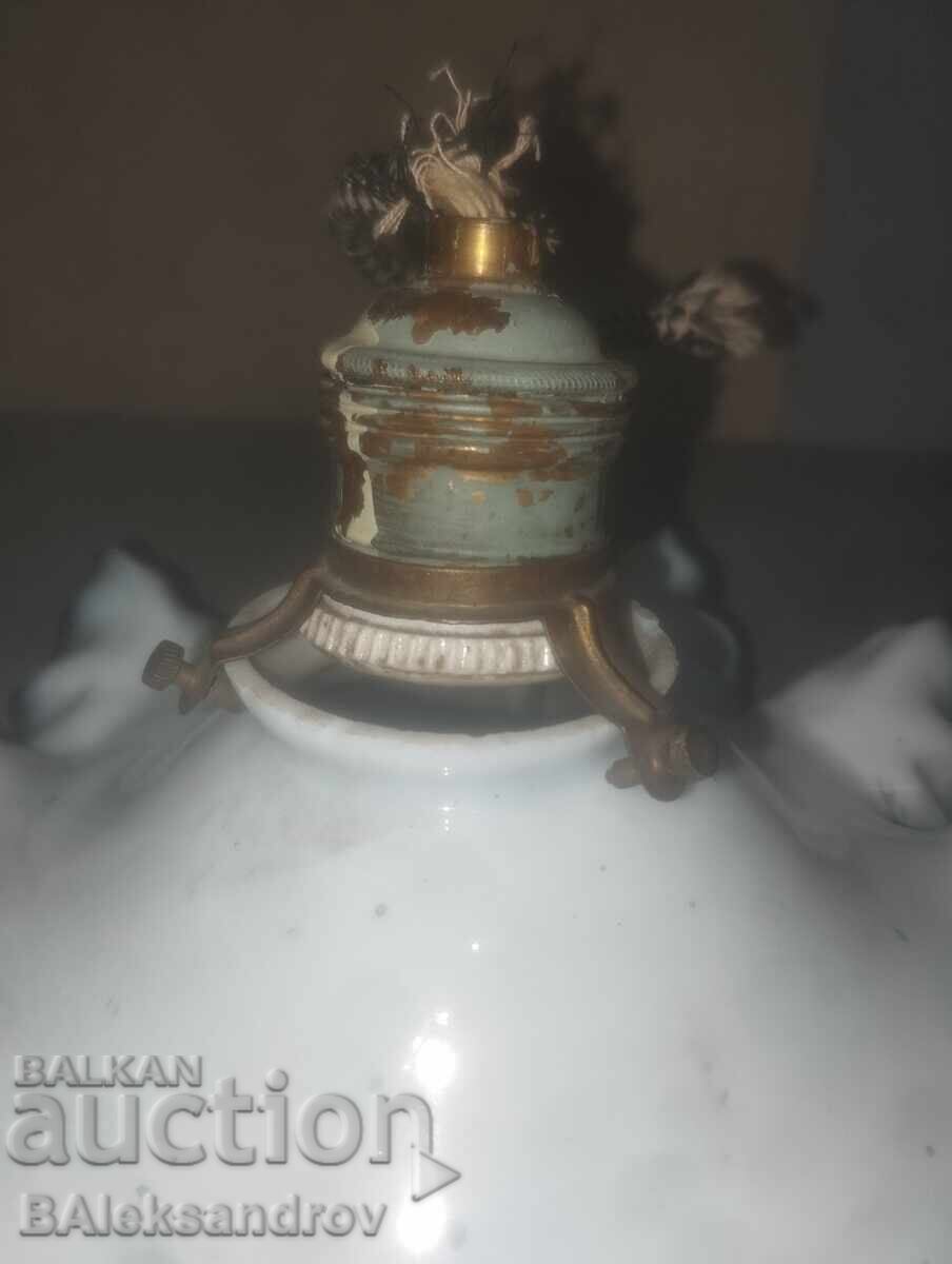 Delivery of Old Art Deco single glass lamp