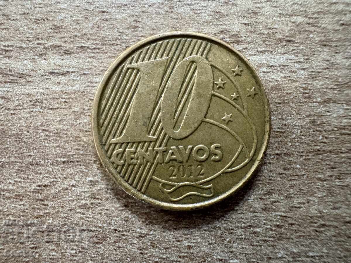 Brazilia - 10 centavos (2012)