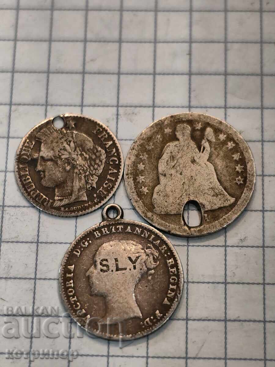 Γαλλία ΗΠΑ Ηνωμένο Βασίλειο ασημένια Σπάνια με τιμή € 24.50 | 47.92 BGN