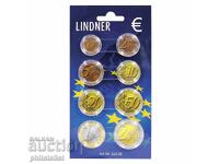 LINDNER – Ambalaj pentru set euro de la 1 cent la 2 euro cu capsule /c