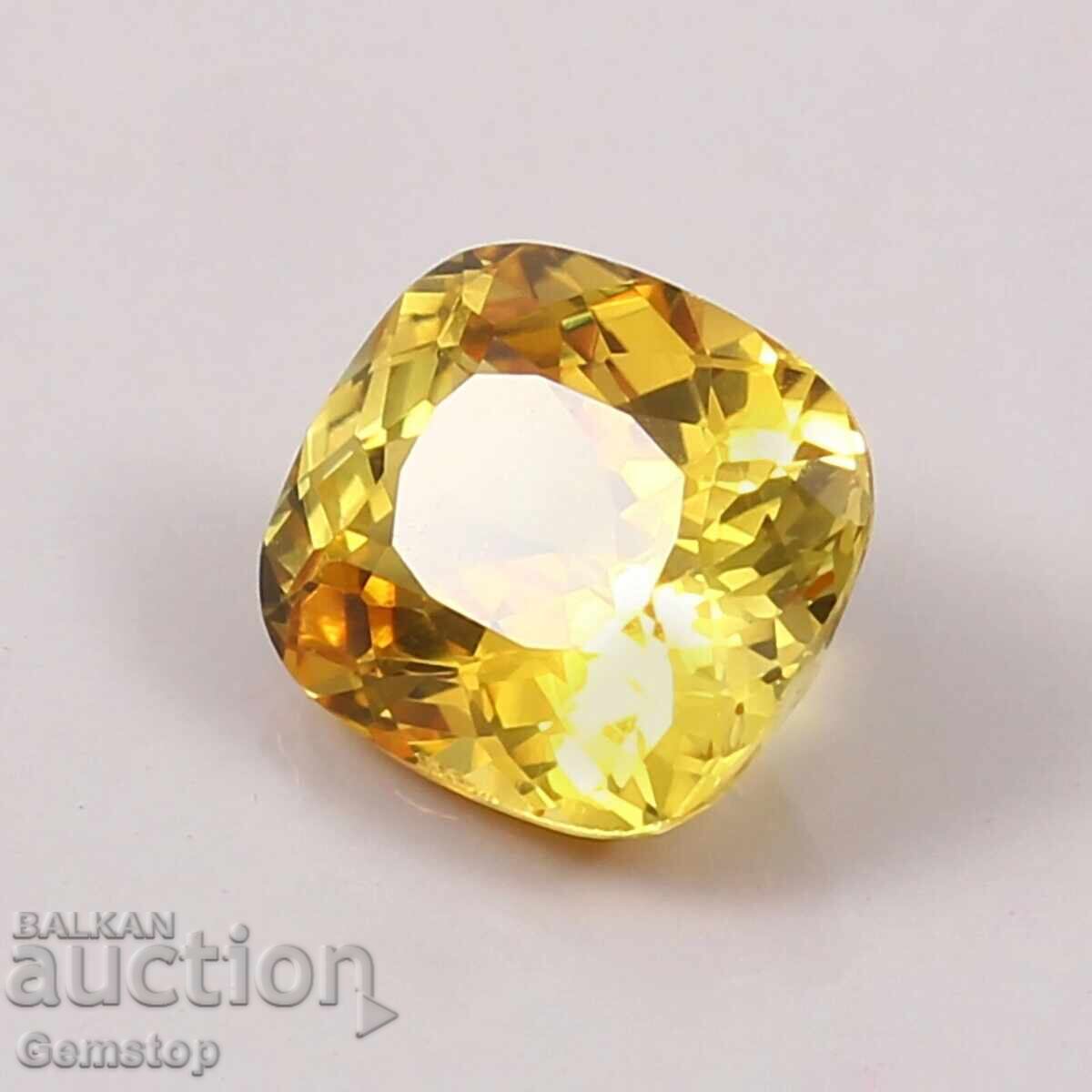 БЗЦ! 7.20 к-та естествен сапфир кушон от 1ст! с цена € 0.01 | 0.02 лв.