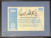 Συλλεκτικό χάρτινο μετοχή της Walt Disney