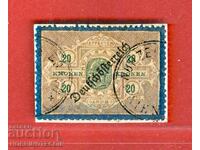 АВСТРИЯ - ГЕРБОВИ МАРКИ - ГЕРБОВА МАРКА 20 Крони препечатка