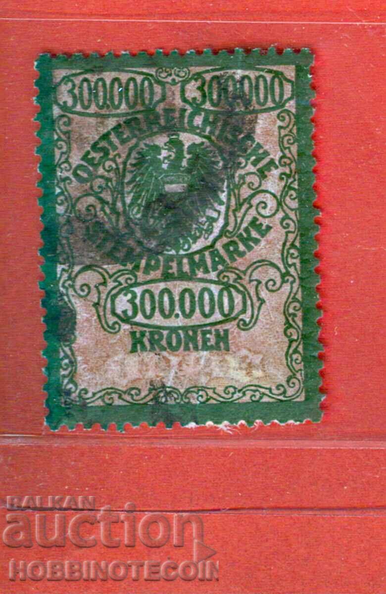 AUSTRIA - REVENUE STAMPS - REVENUE STAMP - 300,000 Kronen 1924 AUSTRIA - REVENUE STAMPS - REVENUE STAMP - 300,000 Kronen 1924