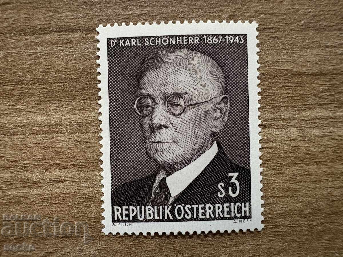 Austria - 100 g. from the birth of Dr. Karl Schönherr (1967) MNH