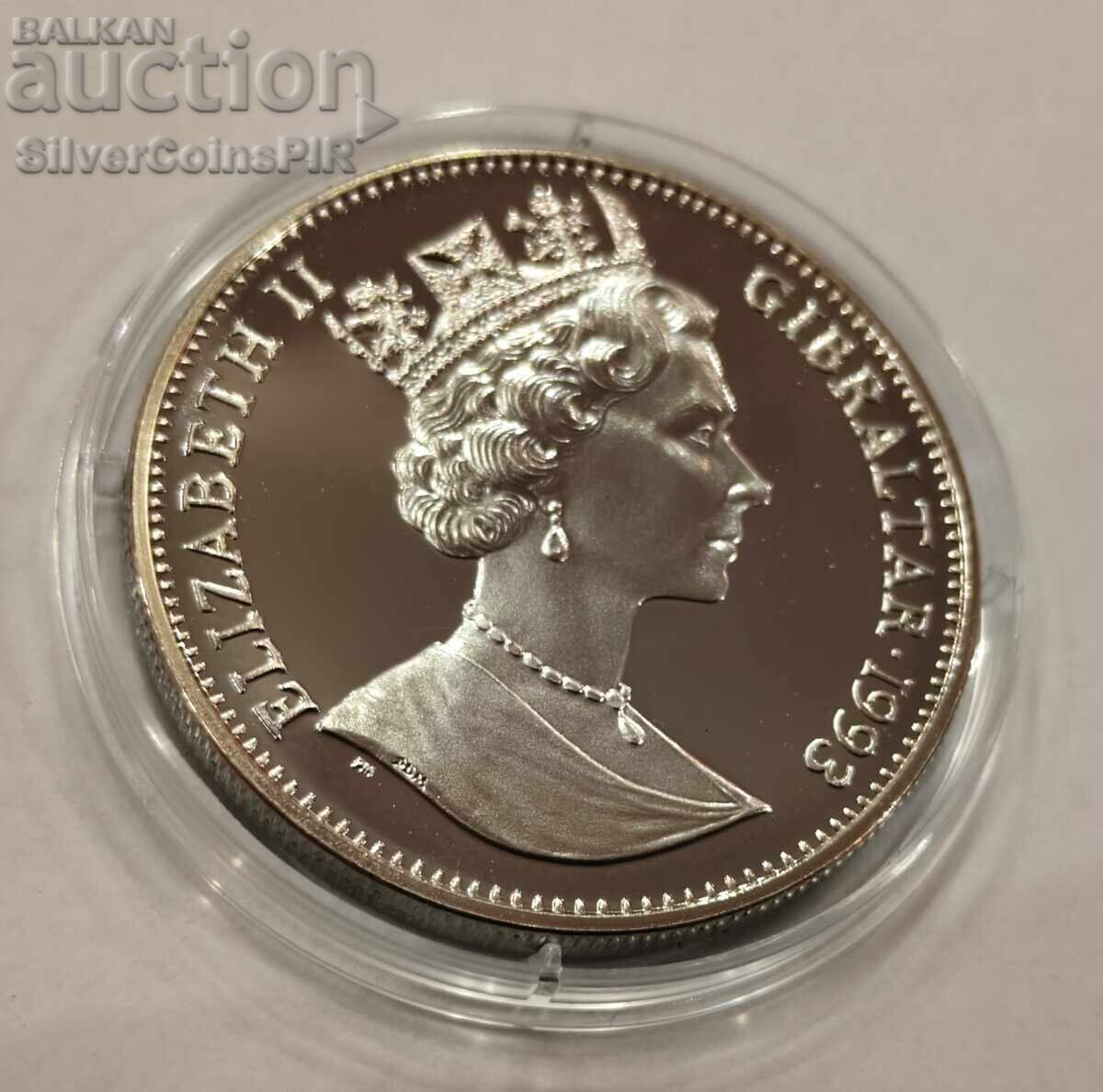 Доставка на МЕД 2.8 Екю Евротунел 1993 Гибралтар Доставка на МЕД 2.8 Екю Евротунел 1993 Гибралтар