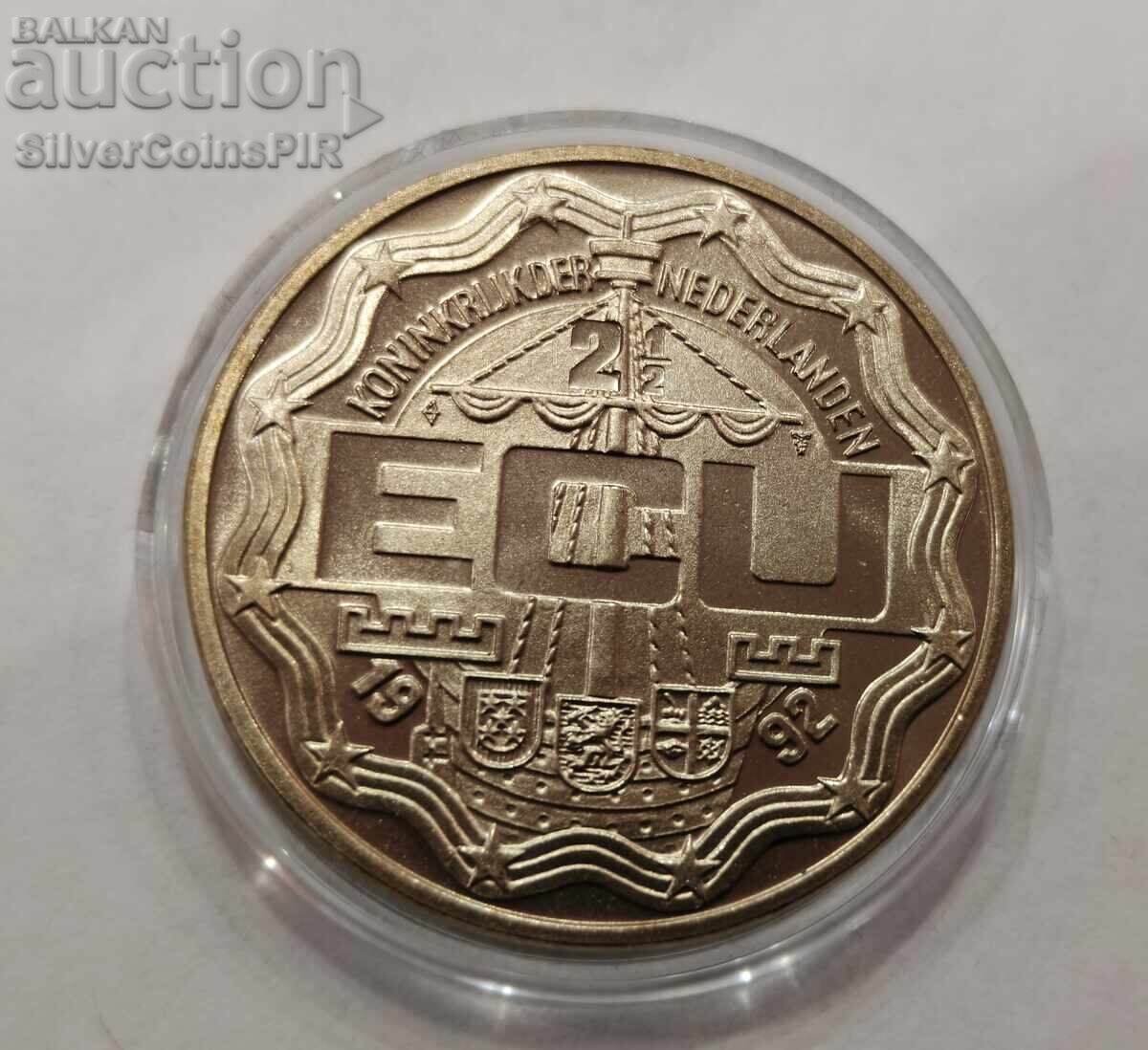 Доставка на МЕД 2.5 Екю Кралско Семейство 1992 Нидерландия