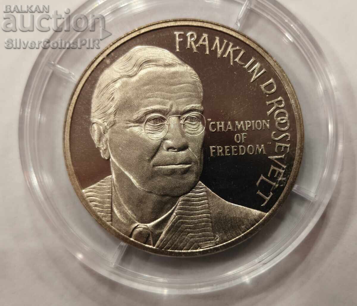 COPPER 2.5 ECU Franklin Roosevelt 1994 Netherlands