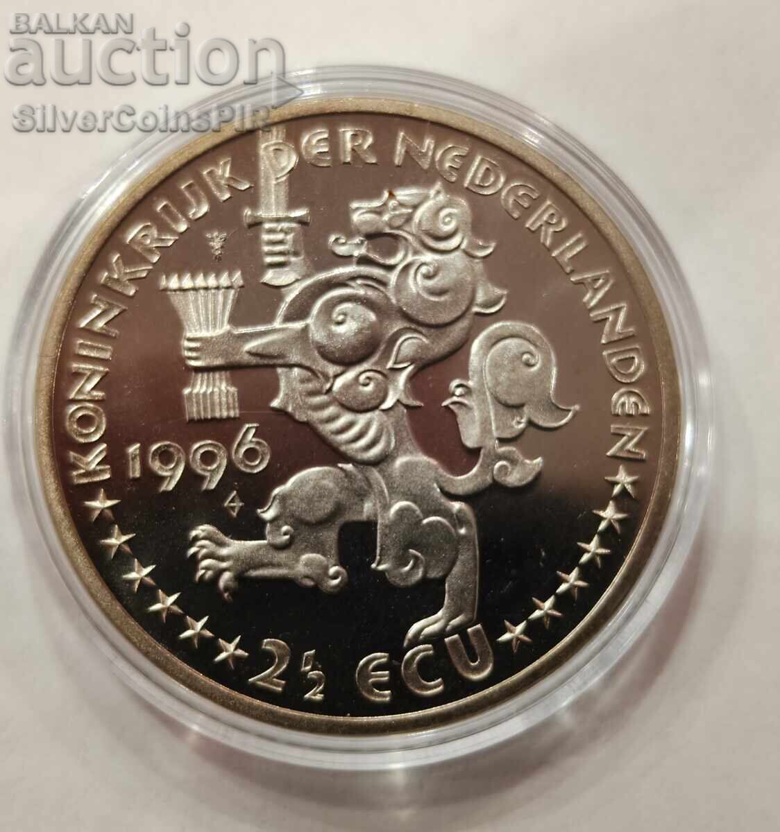 Licitație MIERE 2.5 Ecu Johan Vermeer 1996 Olanda Licitație MIERE 2.5 Ecu Johan Vermeer 1996 Olanda