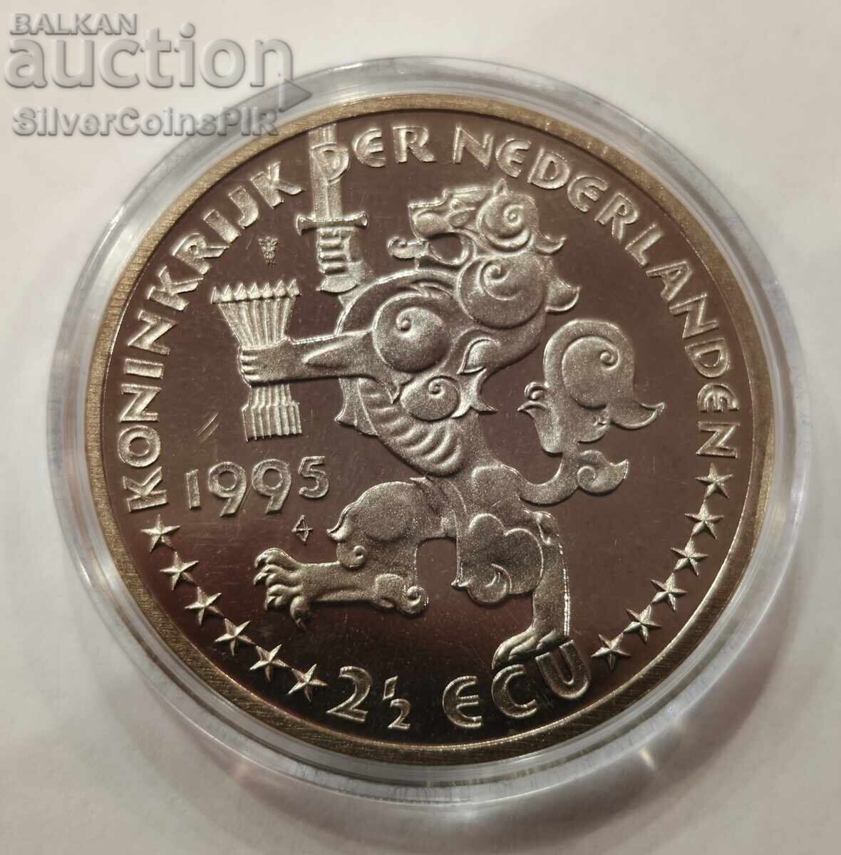 Аукцион МЕД 2.5 Екю Гротиус 1995 Нидерландия