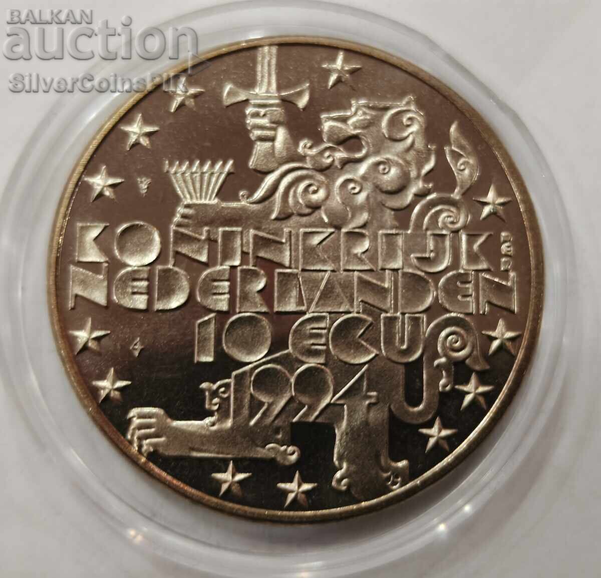 Auction 10 ECU Franklin Roosevelt 1994 Netherlands Auction 10 ECU Franklin Roosevelt 1994 Netherlands