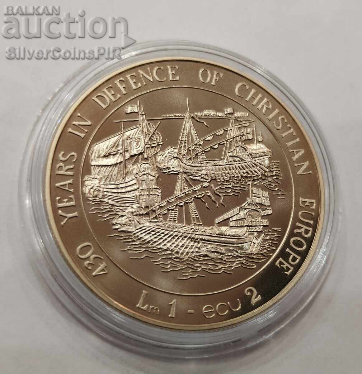 Delivery of HONEY 2 Ecu 430g Protection of Christian Europe 1993 Malta Delivery of HONEY 2 Ecu 430g Protection of Christian Europe 1993 Malta