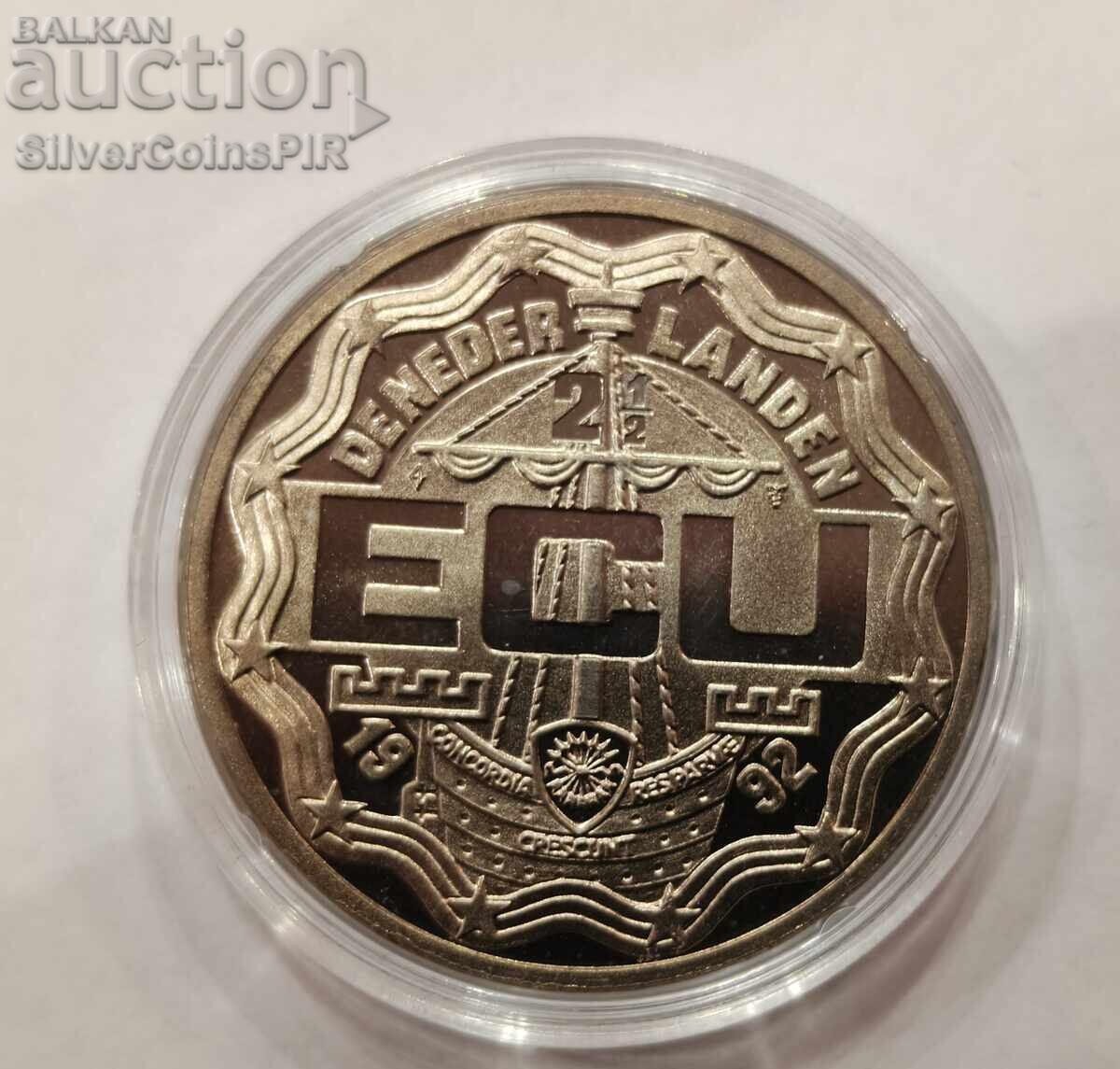 Delivery of COPPER 2.5 ECU King Willem I 1992 Netherlands