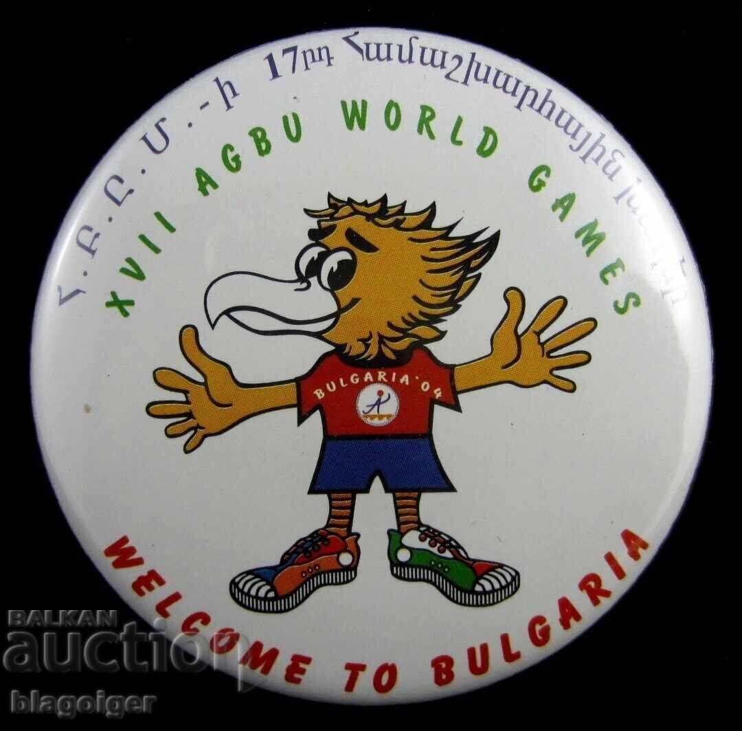 17-ти Арменски Световни игри в България Значка 17-ти Арменски Световни игри в България Значка