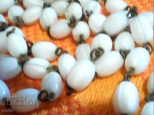 Παλιά κολιέ με φυσικά πέτρες σεβντέ και σταυρό με τιμή € 15.34 | 30.00 BGN