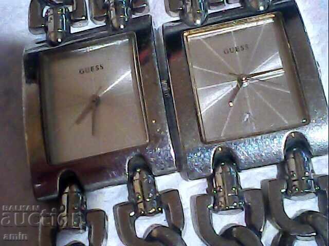 Παρτίδα από 5 παλιά ρολόγια Guess - Όλα λειτουργούν, χωρίς μπαταρίες - 5 Παρτίδα από 5 παλιά ρολόγια Guess - Όλα λειτουργούν, χωρίς μπαταρίες - 5