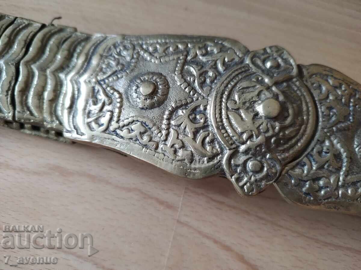 Auction Old belt for folk costume, buckles, ethno 2.01.26 Auction Old belt for folk costume, buckles, ethno 2.01.26