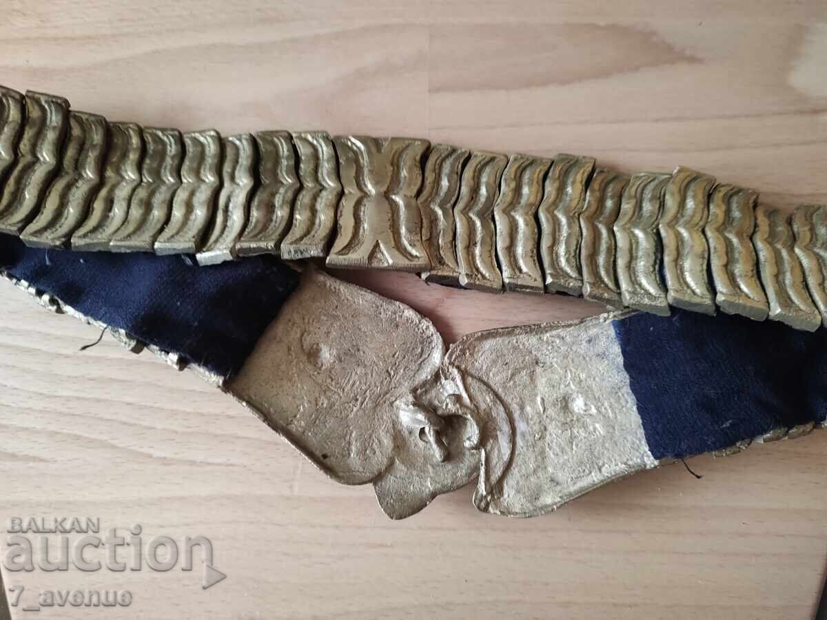 Old belt for folk costume, buckles, ethno 2.01.26 - 5 Old belt for folk costume, buckles, ethno 2.01.26 - 5